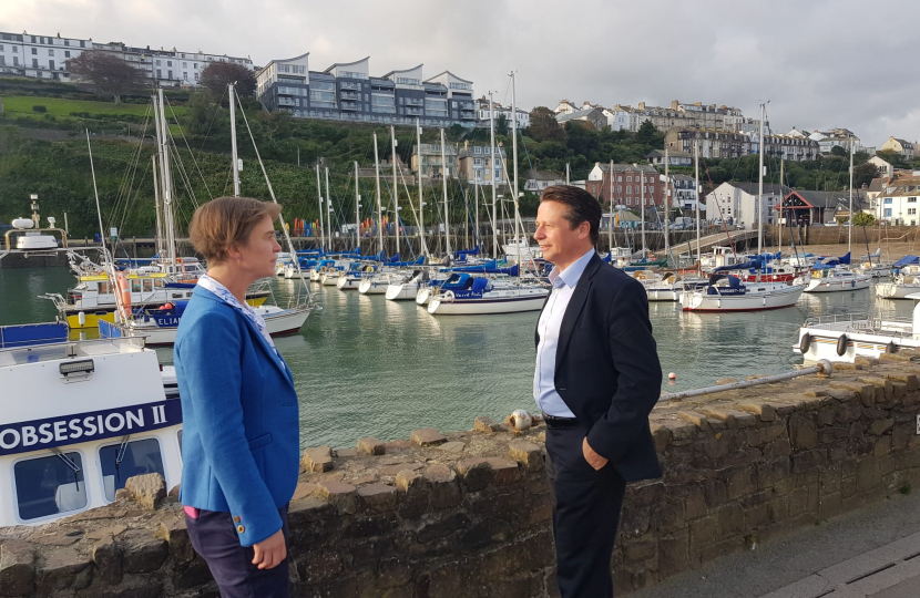 with Nigel huddleston in ilfracombe