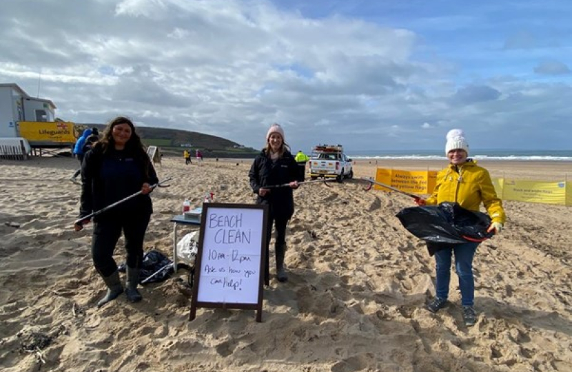 Beach clean