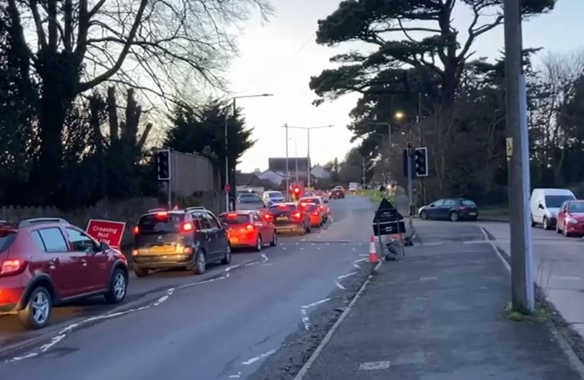 Picture of Traffic congestion at Cedars roundabout