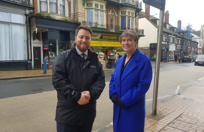 Selaine with Jacob Young in Ilfracombe