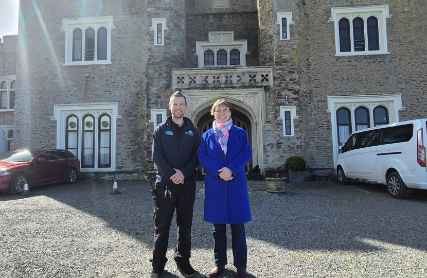 Selaine at Watermouth Castle 