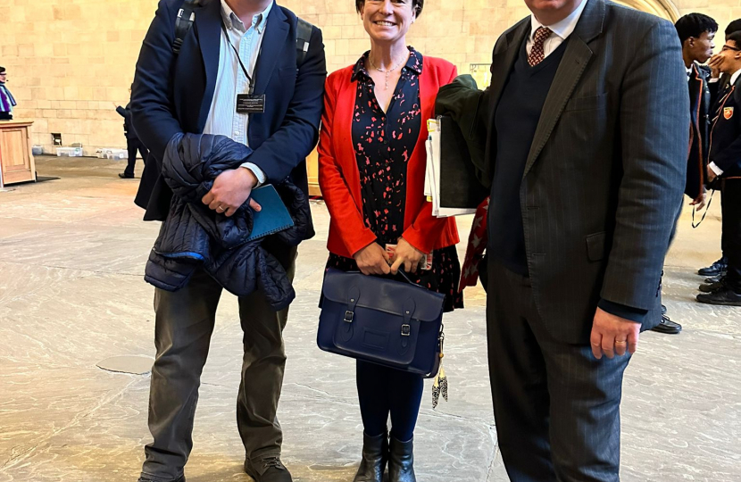 Selaine with Guy Opperman and Adam Tranter