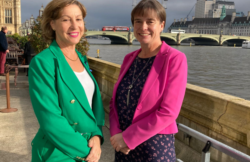 Picture of Selaine with Rebecca Pow MP