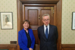 Selaine with Michael Gove