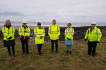 Selaine with representatives from South West Water and Braunton County Councillor Pru Maskell