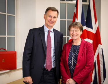 jeremy hunt with Selaine